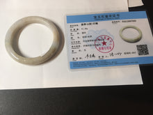 Load image into Gallery viewer, 57.5mm Certified Type A 100% Natural white/yellow/brown (golden sand) Jadeite Jade bangle BM52-7050
