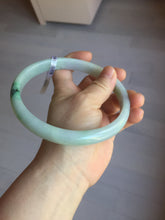 Load image into Gallery viewer, Etsy 已经列 80mm certified Type A 100% Natural sunny green purple yellow(FU LU SHOU 福禄寿) plus size Jadeite Jade bangle BG212-5428
