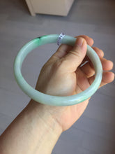 Load image into Gallery viewer, Etsy 已经列 80mm certified Type A 100% Natural sunny green purple yellow(FU LU SHOU 福禄寿) plus size Jadeite Jade bangle BG212-5428
