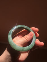 Load image into Gallery viewer, 56.7mm Certified Type A 100% Natural Woodland Green Jadeite Bangle AZ185-0428
