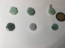 Load image into Gallery viewer, 100% Natural type A sunny green/purple doggy paw Jadeite Jade pendant AX146
