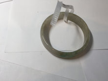 Load image into Gallery viewer, 52.7mm Type A 100% Natural icy sunny green/gray/black/brown Jadeite Jade bangle AT49
