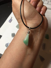 Load image into Gallery viewer, 100% natural type A icy watery sunny green/purple small Jadeite Jade baroque pendant group AX149
