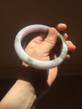 Load image into Gallery viewer, 卖了 62.3mm certified 100% natural Type A purple white brown jadeite jade bangle AZ157-4009
