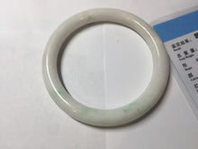 Load image into Gallery viewer, 57mm Certified Type A 100% Natural sunny green/white(白底青) Jadeite Jade bangle PE39-2852
