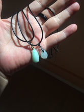 Load image into Gallery viewer, 100% Natural type A icy watery sunny green white yellow Jadeite Jade blessed melon(福瓜) pendant group AZ156 Add on item
