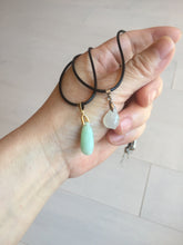 Load image into Gallery viewer, 100% Natural type A icy watery sunny green white yellow Jadeite Jade blessed melon(福瓜) pendant group AZ156 Add on item
