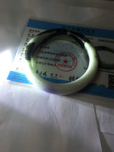 Load image into Gallery viewer, 58.6mm certified 100% natural type A certified dark green/purple/white jadeite jade bangle PH210-6233
