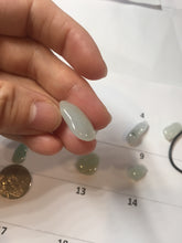 Load image into Gallery viewer, 100% Natural type A icy watery sunny green white yellow Jadeite Jade blessed melon(福瓜) pendant group AZ156 Add on item

