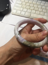 Load image into Gallery viewer, 卖了 62.3mm certified 100% natural Type A purple white brown jadeite jade bangle AZ157-4009

