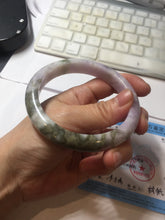 Load image into Gallery viewer, 卖了 62.3mm certified 100% natural Type A purple white brown jadeite jade bangle AZ157-4009

