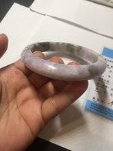 Load image into Gallery viewer, 卖了 62.3mm certified 100% natural Type A purple white brown jadeite jade bangle AZ157-4009
