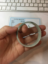 Load image into Gallery viewer, 51.5mm Certified type A 100% Natural light green thin Jadeite Jade bangle PB269-1039
