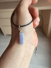 Load image into Gallery viewer, 100% natural type A icy watery sunny green/purple small Jadeite Jade baroque pendant group AX149
