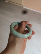Load image into Gallery viewer, 52.3mm Certified 100% Natural type A sunny green/dark green deep forest Jadeite Jade bangle Deep in the forest AZ8-1651
