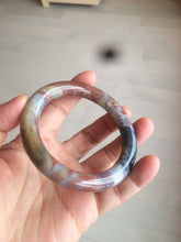 Load image into Gallery viewer, 55.4 100% natural red/yellow/brown/black round cut ocean jasper bangle SY44
