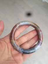 Load image into Gallery viewer, 55.4 100% natural red/yellow/brown/black round cut ocean jasper bangle SY44
