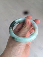 Load image into Gallery viewer, 52.3mm Certified 100% Natural type A sunny green/dark green deep forest Jadeite Jade bangle Deep in the forest AZ8-1651
