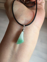 Load image into Gallery viewer, 100% natural type A icy watery sunny green/purple small Jadeite Jade baroque pendant group AX149
