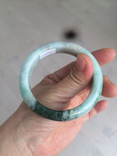 Load image into Gallery viewer, 52.3mm Certified 100% Natural type A sunny green/dark green deep forest Jadeite Jade bangle Deep in the forest AZ8-1651
