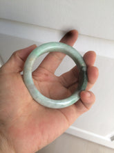 Load image into Gallery viewer, 52.3mm Certified 100% Natural type A sunny green/dark green deep forest Jadeite Jade bangle Deep in the forest AZ8-1651
