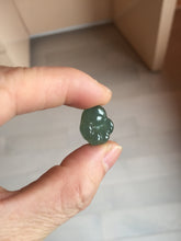 Load image into Gallery viewer, 100% Natural type A sunny green/purple doggy paw Jadeite Jade pendant AX146
