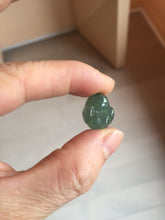 Load image into Gallery viewer, 100% Natural type A sunny green/purple doggy paw Jadeite Jade pendant AX146

