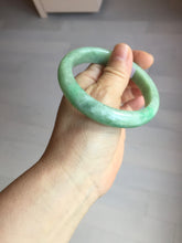 Load image into Gallery viewer, 58.4mm Certified Type A 100% Natural sunny green gray Jadeite Jade bangle PA119-9890
