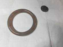 Load image into Gallery viewer, 52.6mm 100% natural light purple/pale pink/gray “Scattered Blossoms, 落英” Quartzite (Shetaicui jade) round cut  bangle SY137
