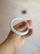 Load image into Gallery viewer, 57mm certified 100% natural light green/white jadeite jade bangle AX81-0308
