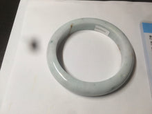 Load image into Gallery viewer, 60.5mm Certified Type A 100% Natural light green/white/brown Jadeite Jade bangle AH81-0428
