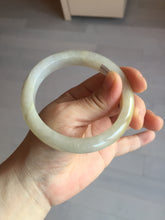 Load image into Gallery viewer, 57.5mm Certified Type A 100% Natural icy watery yellow purple Jadeite Jade bangle BL52-3270
