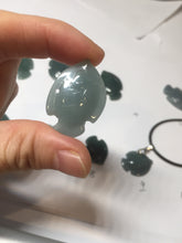 Load image into Gallery viewer, 100% Natural type A dark green/blue/black/gray Guatemala jadeite jade 3D tropical fish Pendant group PD95
