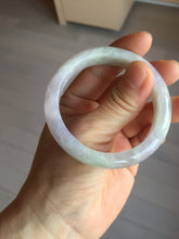 Load image into Gallery viewer, 49.7mm certified 100% natural Type A sunny green/purple jadeite jade bangle BH116-1950
