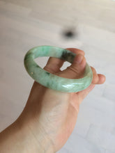 Load image into Gallery viewer, 59.5mm certified Type A 100% Natural sunny green Jadeite bangle AX76-6145
