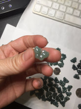 Load image into Gallery viewer, 100% Natural type A icy watery  light dark green/blue/gray/black Guatemala Jadeite Jade butterfly pendant BP177
