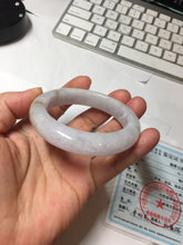 Load image into Gallery viewer, 50.5mm certified  100% Natural type A light green purple white yellow Jadeite Jade bangle PH244-0740
