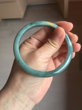 Load image into Gallery viewer, 59.2mm Certified Type A 100% Natural green/blue/black/gray/black Guatemala slim Jadeite bangle PF11-5873
