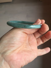 Load image into Gallery viewer, 59.2mm Certified Type A 100% Natural green/blue/black/gray/black Guatemala slim Jadeite bangle PF11-5873
