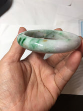 Load image into Gallery viewer, 52.6mm certified  100% Natural type A sunny green yellow purple (Fu Lu Shou)Jadeite Jade bangle PH245-0504
