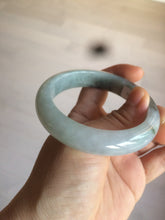 Load image into Gallery viewer, 55 mm Certified type A 100% Natural green/purple/black Jadeite bangle AT97-7557
