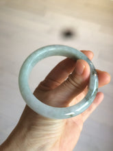 Load image into Gallery viewer, 55 mm Certified type A 100% Natural green/purple/black Jadeite bangle AT97-7557
