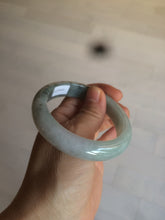 Load image into Gallery viewer, 55 mm Certified type A 100% Natural green/purple/black Jadeite bangle AT97-7557
