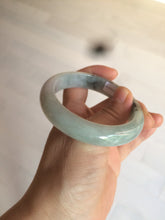 Load image into Gallery viewer, 55 mm Certified type A 100% Natural green/purple/black Jadeite bangle AT97-7557
