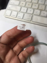 Load image into Gallery viewer, 50mm certified 100% natural Type A icy watery light green with green floating flower slim jadeite jade bangle PA122-(5484)
