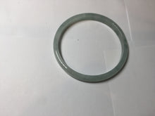 Load image into Gallery viewer, 50mm certified 100% natural Type A icy watery light green with green floating flower slim jadeite jade bangle PA122-(5484)
