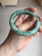 Load image into Gallery viewer, 56.5mm Certified Type A 100% Natural Woodland Green Jadeite Bangle AZ162-0425
