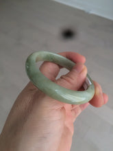 Load image into Gallery viewer, 49.5mm Certified Type A 100% Natural yellow/gray/green Jadeite Jade bangle AF80-5002
