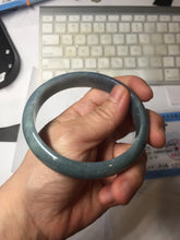 Load image into Gallery viewer, 62.2mm Certified Type A 100% Natural dark green/purple/blue/gray/black Guatemala Jadeite bangle AZ143-6427
