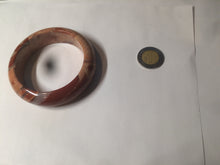 Load image into Gallery viewer, 53mm 100% natural red/pink red jasper stone bangle XY89
